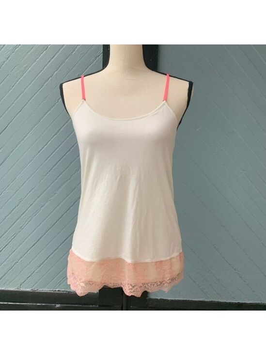 American Eagle Outfitters Tops - American Eagle Pink Lace Bra Top Tank